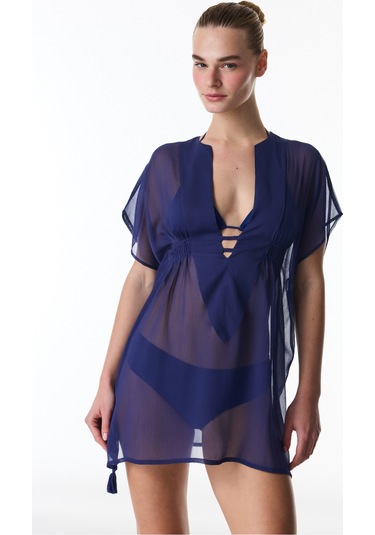 Penti Lacivert Basic Kaftan Nv57