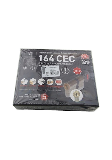 Kale 164 Cec 68mm Tüpten Şifreli Yüksek Güvenlikli Kilit Göbeği