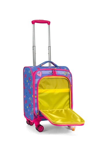 Çocuk Karakterli 4 Tekerlekli Valiz, Eğlenceli Seyahat Arkadaşı - Flamingo Flamingo