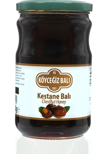 Köyceğiz Balı Kestane Balı Cam Kavanoz 850 G