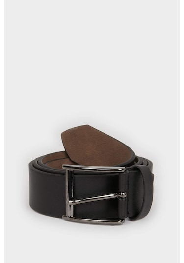 DeFacto Erkek Dikdörtgen Toka Suni Deri Jean Kemeri S4214AZNSBK23