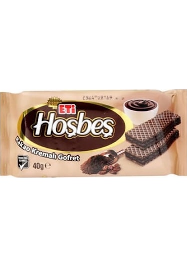 Eti Hoşbeş Kakaolu Gofret 24 x 40 G