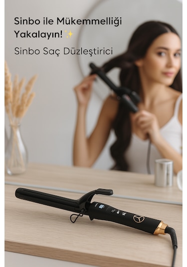 Dijital Saç Şekillendirici Sinbo Yenilikçi Tasarım