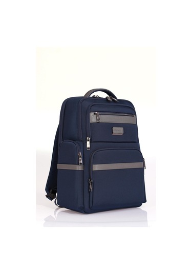 01pc00302 Bussiness Laptop Bölmeli Sırt Çantası Lacivert-132017 Siyah