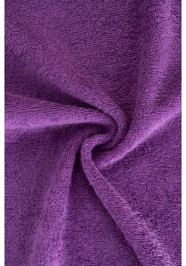 Spor Havlusu %100 Pamuklu Fermuarlı Cepli 30x100 Cm Mor
