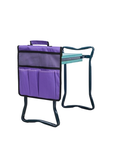 Yifomall Katlanabilir Taşınabilir Bahçe Alet Çantası - Mor Renkli Pratik Bahçe Ekipmanı