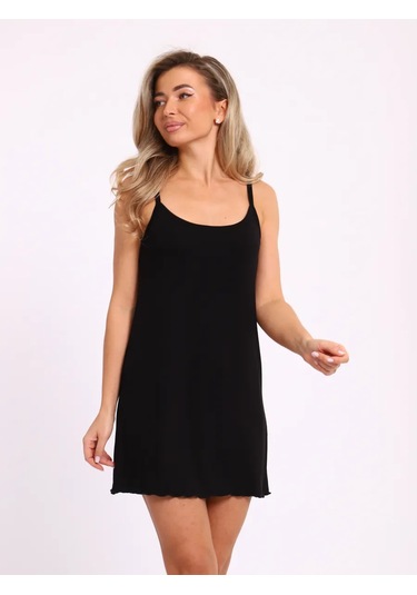 Darinacom Gece Gömleği Büyük Beden 307378088 Siyah