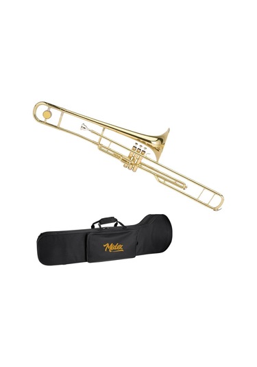 Midex Trm-p247t Pistonlu Trombon Bb Si Bemol Entry Model