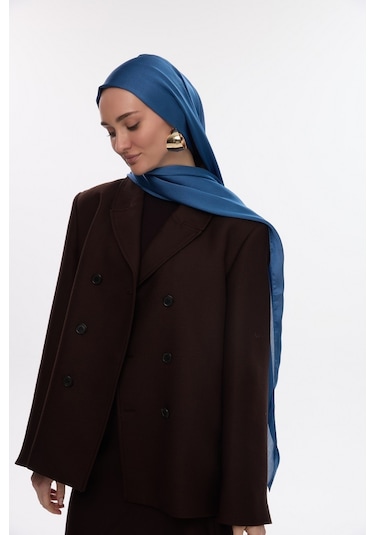 Mirsoy Scarf İdol Janjan Şal İndigo