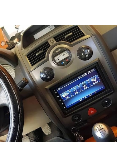 Renault Megane 2Android 7 İnç Üniversal Dabıl Gps Usb Sd Bt