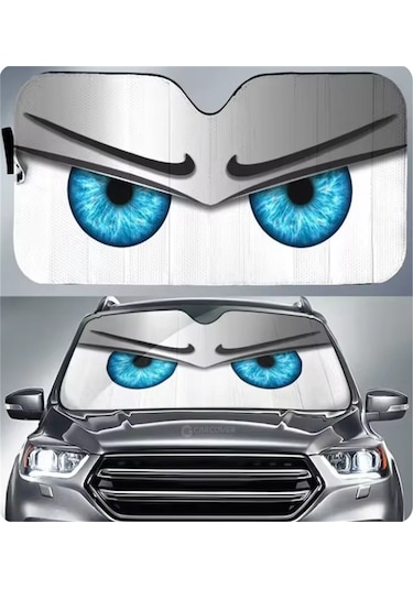 Goldenqian Moda Araba Ön Pencere Siperliği 70x130 Cm Güneşlik Güneş Koruyucu Perde Güneş Şemsiyeleri Reflektör Anti Uv Koruyucu Nazar 5