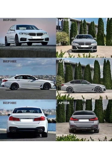 Autogp Bmw G30 Lci Mtech Body Kit Dönüşüm Seti Komple 2017 / 2020 Agp-sm-bmg30lc