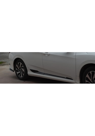 Yan Kapı Çıtası Honda Cıvıc Fc5 2017-2021 Boyalı Piano Siyah
