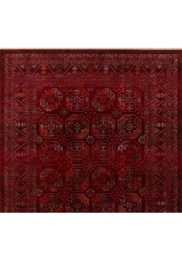 Gabardin Halı 7/24 Serisi 1569 Bordo Salon Oturma Yatak Odası Halısı Bordo