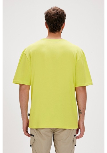 Bad Bear Title Yeşil Logo Baskılı Basic Erkek Tişört-yeşil Yeşil