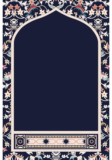 Diz Acıtmayan Yumuşak Süngerli Seccade Ve Namazlık Lacivert