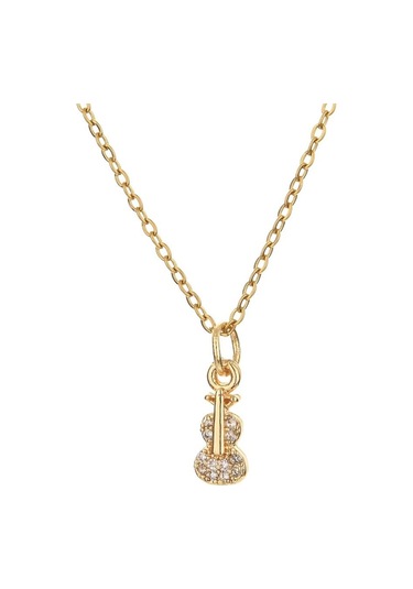 Keman Taşlın Gold kolye Altın