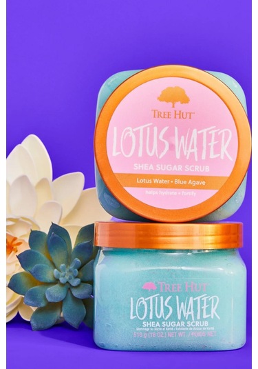 Tree Hut Lotus Water Shea Sugar Scrub Vücut Peelingi 510gr