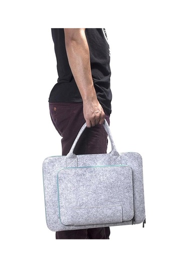 Dizüstü Bilgisayar Çantası Dizüstü Bilgisayar Çantası Keçe Dizüstü Bilgisayar Kılıfı Dizüstü Bilgisayar Çantası Saplı El Çantası Schwarz,15.6 Siyah