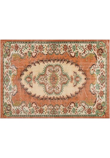 Klasik Modern Vintage Eskitme El Dokuma Halı 185 X 263 Cm 9384