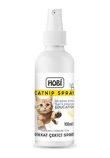 Hobi Catnip Spray Kediler İçin Dikkat Çekici Sprey 100 ML