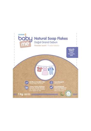 Baby Me Granül Sabun Pudra Kokulu 1 KG