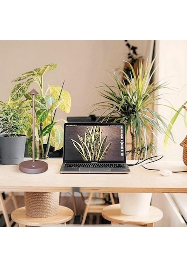 Besthome1 3000 Mah Pil Taşınabilir Led Masa Lambası, 2 Seviye Parlaklık, Dokunmatik, Alüminyum Kasa, Ip54 Suya Dayanıklı