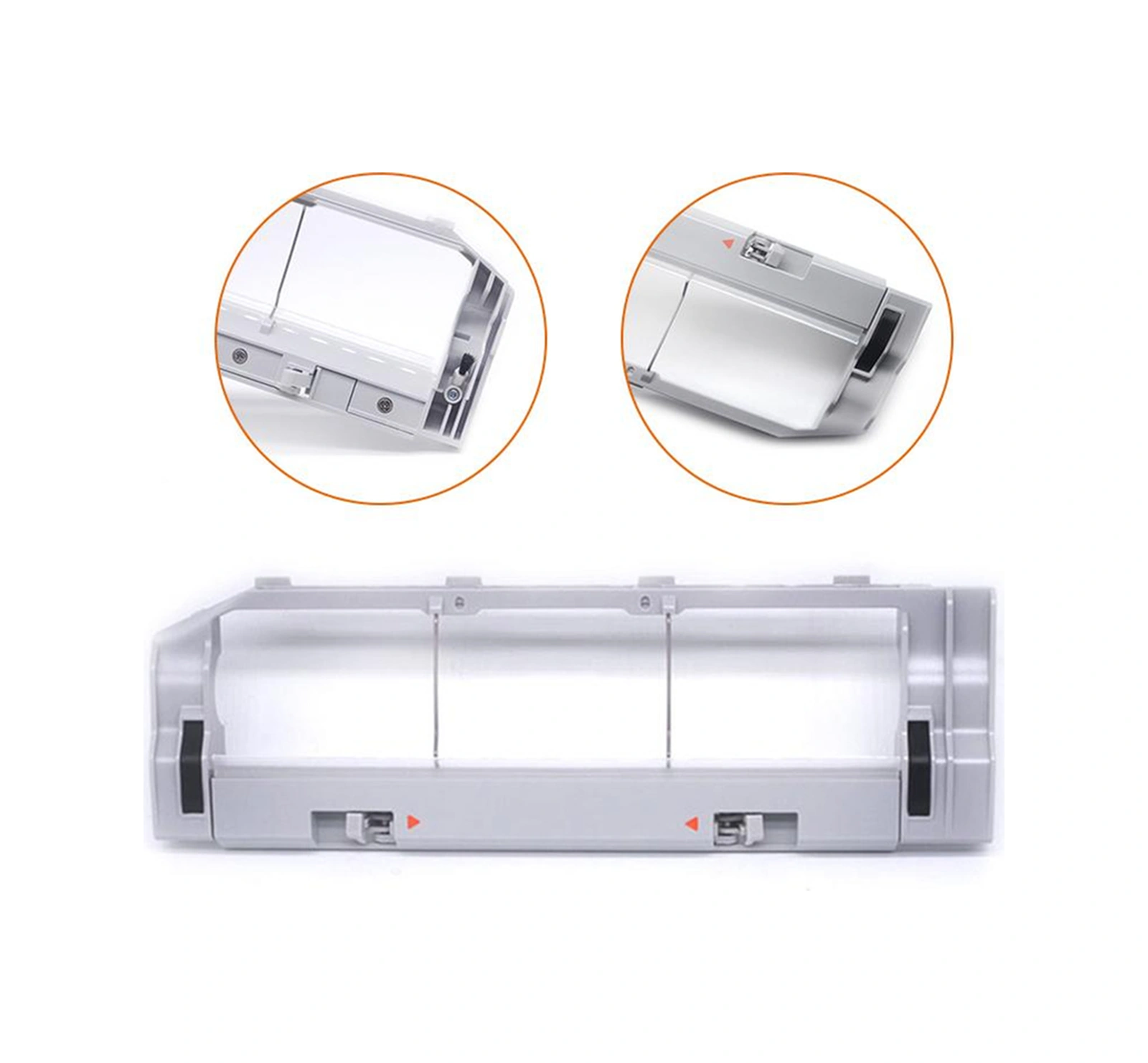 Roborock S6/s6 Pure Uyumlu Gri Ana Fırça Kapağı