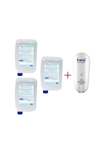 Fomy Standart Köpük Sabun 1 L x 3 + Dispenser