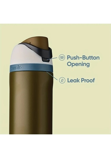 Brightnova Owala Cotton Candy White 24oz Termos Paslanmaz Celik Seyahat Bardağı Bpa Free 07 Beyaz