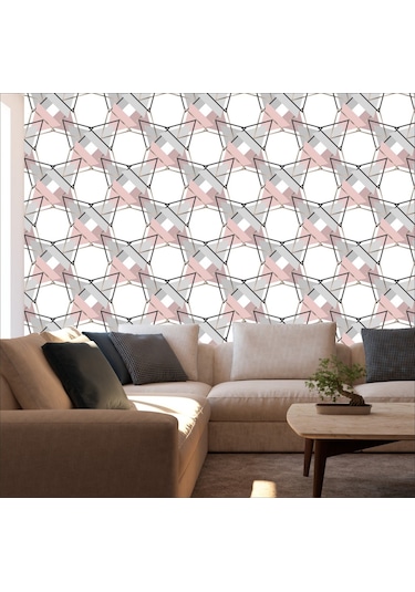 Duvar Kaplama Folyosu Geometrik