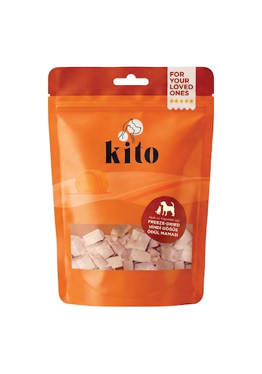Kito Freeze Dried Hindi Göğüs Ödül Maması Kediler İçin 30 G