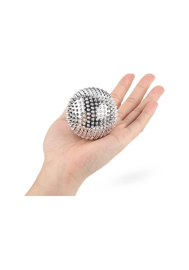 1 Çift El Manyetik Terapi Dikenli El Masaj Topu Çok Renkli