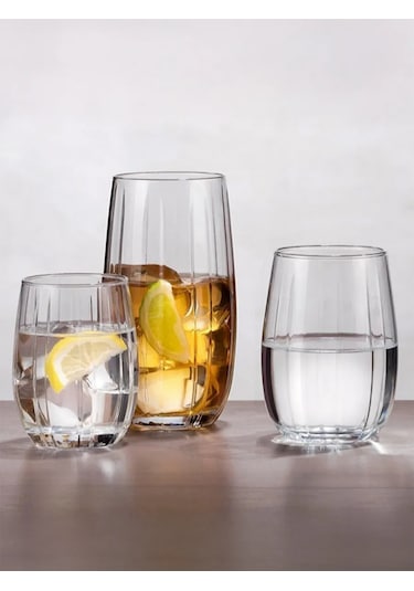 Pasabahce Cam Bardaklar 500 Ml 6'lı Kesimli Takım 340731587 Beyaz