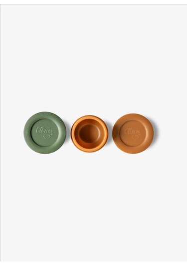Citron Mini Sos Kapları 2'li Set - Caramel / Green 1286876