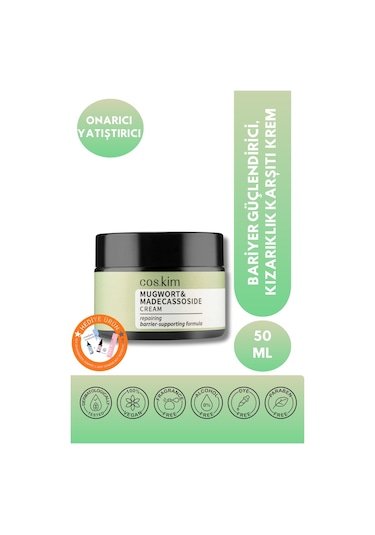 Mugwort Ve Madecassoside Içeren Yatıştırıcı Ve Onarıcı Nemlendirici Bakım Kremi 50 Ml