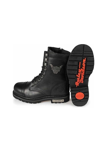 Harley Davidson COLMAR Unisex  BLACK - BASKILI DERİ Bot