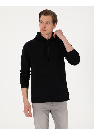 Pierre Cardin Erkek Siyah Sweatshirt 50314055-vr046 Siyah