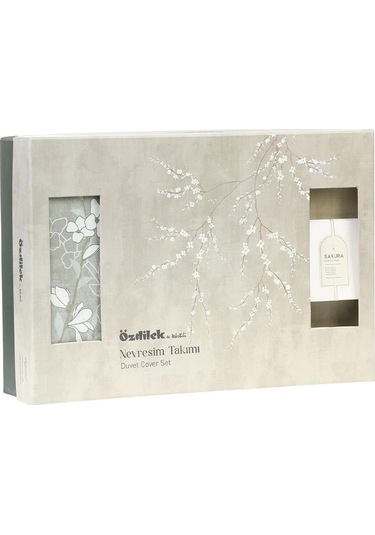 Özdilek Çift Kişilik Ranforce Nevresim Takımı White Sakura Çok Renkli