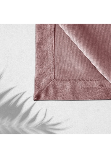 6'lı Kadife Dokulu Servis Peçetesi Pembe