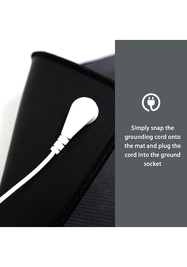 Sandalye Topraklama Matı Ve Topraklama Mouse Pad Uyku Sağlığı İçin Topraklama Pedi Evrensel Terapi Matı 16.4 Ayak Topraklama Kablosuyla Stresi Azaltma