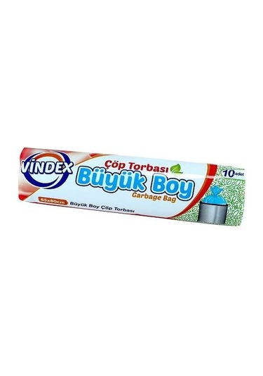 Vindex Büyük Boy Çöp Torbası Mavi 65 x 80 CM
