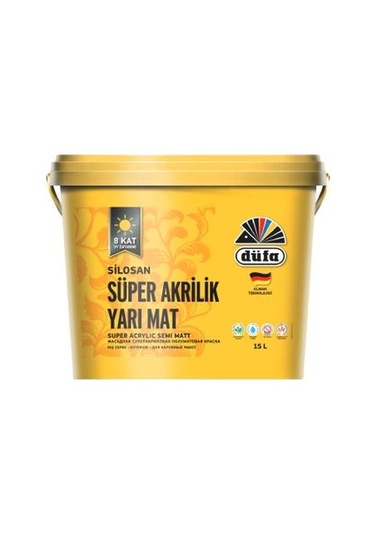 Düfa Silosan Süper Akrilik Yarı Mat Dış Cephe Boyası 15 L
