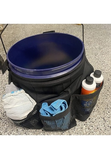 Pazly Çok Amaçlı Balık Kovası Organizatörü - Dayanıklı Polyester, Ayarlanabilir Kayışlar, Hava Geçirgen Cepler