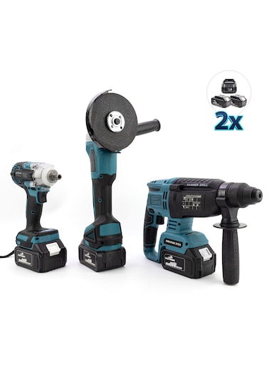 Dawreek Üçlü Set MK350 2B1Ş (Ş.Spral+S.Sıkma+Ş.Hilti)