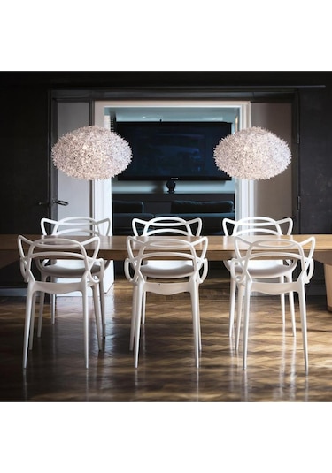 Masters Sandalye 4 Lü Set Ikonlara Saygı Duruşu, 2013 Red Dot Design Award Siyah