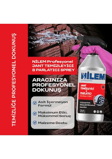 Nilem Profesyonel Jant Temizleyici Ve Parlatıcı 750 Ml