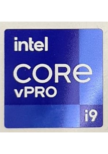 OEM intel CORE vPRO i9 11. ve 12.ci Nesil Sticker Etiket D91