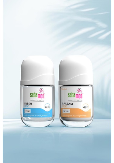 Sebamed Ter Kokusu Onleyıcı 48 Saat Etkili Hassas Ciltler Kadın Erkek Roll-On Deodorant Fresh 50 ML x 3 Adet