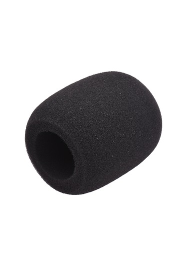 Maiyame Siyah Sünger Mikrofon Rüzgarlığı, 5 Veya 10 Adet Seçenekli, Taşınabilir Boyutlar